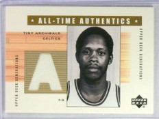 2002-03 UD Generations All-Time Authentics Nate Tiny Archibald Jersey *80248