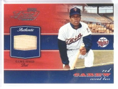 2002 Playoff Piece Of The Game Authentic Game Used Rod Carew Bat #POG74 *80386
