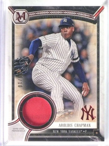 2018 Topps Museum Collection Meaningful Red Aroldis Chapman Patch #D09/10 *80412