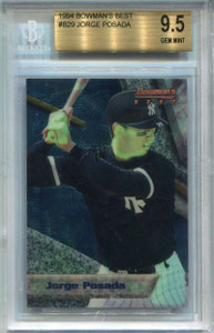 1994 Bowman's Best b29 Jorge Posada Rookie BGS 9.5 GEM MINT 0001184651