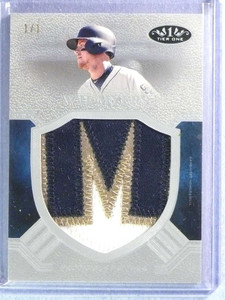 2018 Topps Tier One Prodigious Patches Wil Myers Patch Jersey #1/1 #PPWM