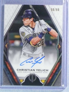2021 Topps Tribute Christian Yelich Autograph Auto #60/60 #TACY