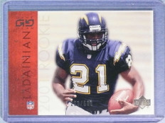 2001 UD Game Gear LaDainian Tomlinson Rookie RC #250/500 #108