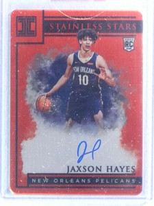 2019-20 Impeccable Stainless Stars Red Jaxson Hayes Rookie RC Autograph #37/60