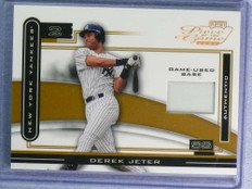 2003 Playoff Piece Of The Game Gold Derek Jeter Used Base #38/50 #POG28