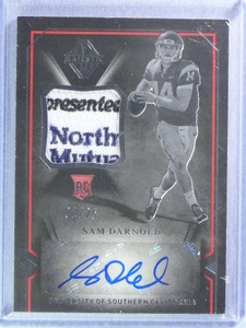 2018 Panini Majestic Sam Darnold Rookie RC Patch Jersey Autograph Auto #01/25