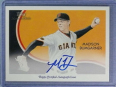 2010 Topps National Chicle Madison Bumgarner Autograph Auto #NCAMB