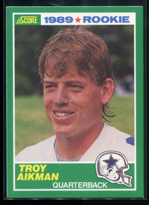 1989 Score 270 Troy Aikman Rookie ID: 113637