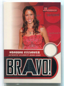 2005-06 Bowman Bravo Relics SE Shannon Elizabeth Jeans Relic