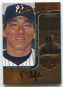 2006 Topps Co-Signers Changing Faces Bronze 55c Hideki Matsui Derek Jeter 26/150