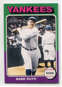 2011 Topps Lineage '75 Mini 100 Babe Ruth