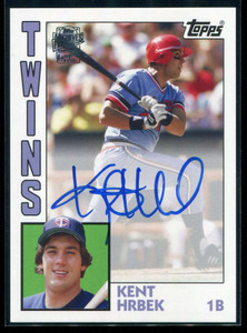 2013 Topps Archives Fan Favorites Autographs KH Kent Hrbek Auto