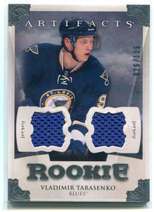 2013-14 Artifacts Jerseys 199 Vladimir Tarasenko Rookie Dual Jersey 26/125