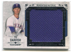 2015 Topps Museum Momentous Material Jumbo MMJRYDH Yu Darvish Jersey 31/50