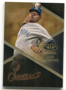 2019 Topps Tier One Autographs Bronze Ink t1als Luis Severino Auto 20/25