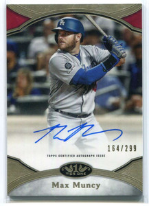 2020 Topps Tier One Prime Performers Autographs PPAMMU Max Muncy Auto 164/299