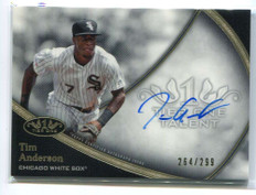 2020 Topps Tier One Talent Autographs t1tata Tim Anderson Auto 264/299