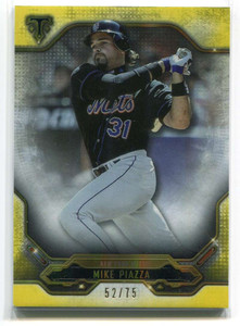 2020 Topps Triple Threads Citrine 99 Mike Piazza 52/75