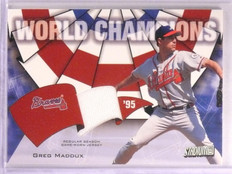 2001 Topps Stadium Club Greg Maddux World Champions Jersey #WCGM