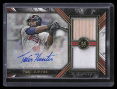 2022 Topps Museum Signature Swatches Torii Hunter Dual Bat Jersey Auto 15/25