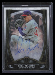 2019 Topps Tribute Iconic Perspectives Autographs IPGM Greg Maddux Auto 10/15