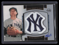 2003 Sweet Spot Classics Patch Cards mm4 Mickey Mantle Yankees Patch 149/150