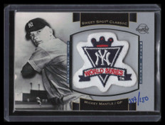 2003 Sweet Spot Classics Cards mm2 Mickey Mantle 1952 World Series Patch 57/150