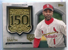 2019 Topps 150th Anniversary Manufactured AMMOS Ozzie Smith Medallion 2/150