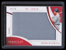 2020 Immaculate Collection Jumbo 18 Mark McGwire Jumbo Jersey 10/25