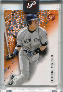 2022 Topps Pristine Orange Pristine Refractor 238 Hideki Matsui 6/25