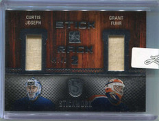 2015-16 ITG Stickwork Rack Silver sr218 Curtis Joseph Fuhr Dual Stick 40/40