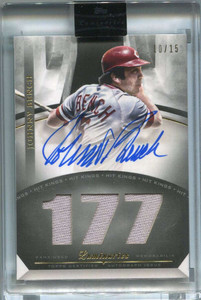 2021 Topps Luminaries Hit Kings Autograph Johnny Bench Triple Jersey Auto 10/15