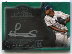 2016 Topps Five Star Silver Signatures Green Luis Severino Rookie Auto 6/15