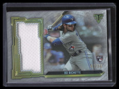 2020 Topps Triple Threads Jumbo Relics SJRBB Bo Bichette Rookie Jersey 6/36