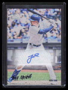 2020 Panini Luminance Autographs Blue 5 Jeff McNeil Auto 23/25