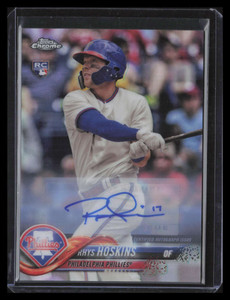 2018 Topps Chrome Update Autographs hmt28 Rhys Hoskins Rookie Auto