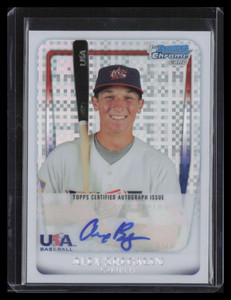 2011 Bowman Chrome 18u USA Autographs X-Fractor Alex Bregman Rookie Auto 31/299