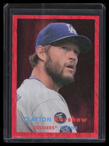 2021 Topps Archives Red Hot Foil 32 Clayton Kershaw 13/50
