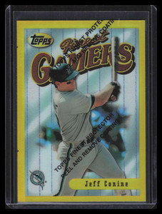 1996 Finest Refractor 100 Jeff Conine Gold Rare (a)