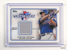 2014 Topps Postseason 2013 Justin Upton jersey #D11/100 #PPR-JU