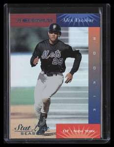 2001 Donruss 1999 Retro Stat Line Season 83 Alex Escobar 2/27