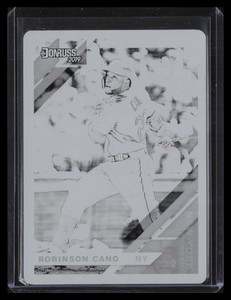 201 Donruss Printing Plate Black 122 Robinson Cano 1/1