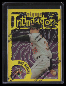 1996 Finest Refractor 90 Mike Mussina Gold Rare (b)