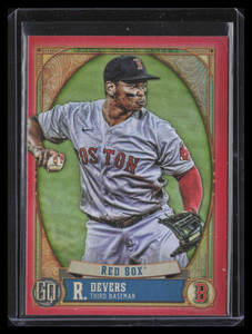 2021 Topps Gypsy Queen Red 207 Rafael Devers 3/10