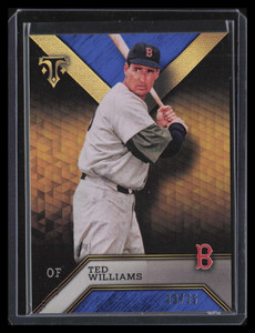 2016 Topps Triple Threads Sapphire 47 Ted Williams 23/25