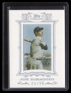 2008 Topps Sterling Framed White 252 Joe DiMaggio 24/50