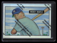 1996 Topps Mantle Finest Refractor 1 Mickey Mantle 1951 Bowman