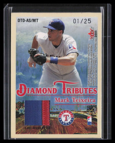 2005 Fleer Tradition Diamond Tributes ASMT Soriano Teixeira Dual Patch 1/25