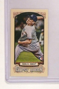 2014 Topps Gypsy Queen Mini Masahiro Tanaka Rookie RC Facing Left #346