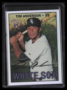 2016 Topps Heritage Chrome Refractor thc674 Tim Anderson Rookie 361/567